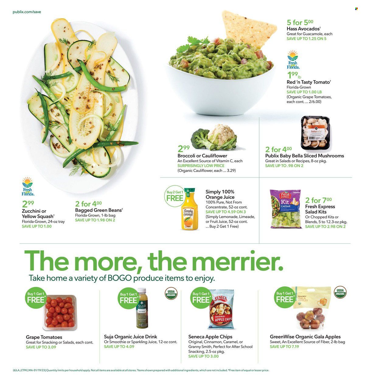 Publix (AL, FL, GA, NC, SC, TN) Weekly Ad Flyer Specials January 19 to January 25, 2023