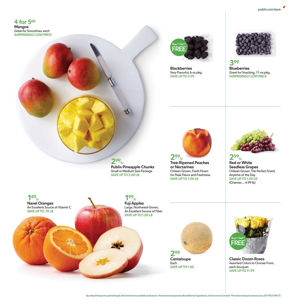 Publix (AL, FL, GA, NC, SC, TN) Weekly Ad Flyer Specials January 19 to January 25, 2023