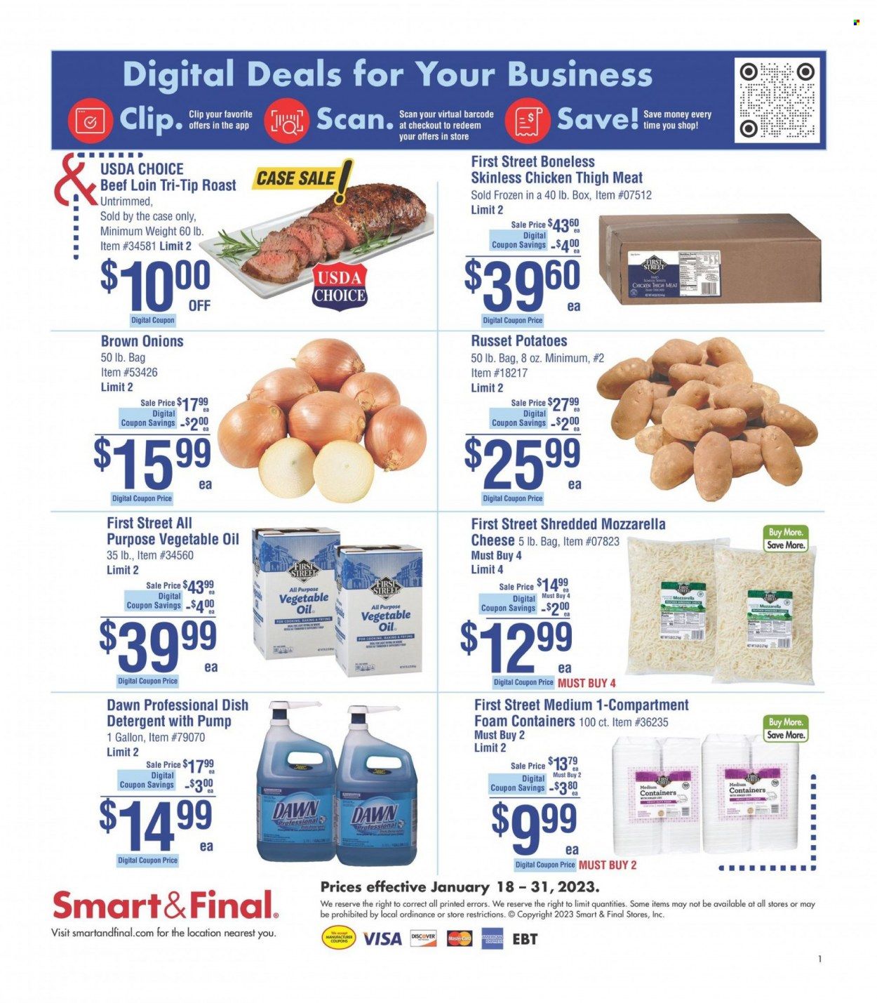 Smart & Final (AZ, CA) Weekly Ad Flyer Specials January 18 to January 31, 2023