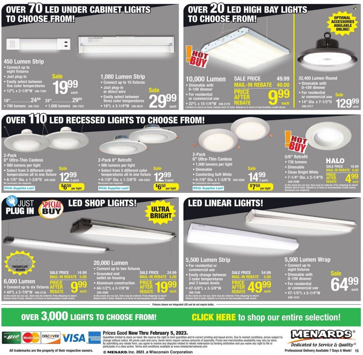 Menards Weekly Ad Flyer Specials January 19 to February 5, 2023