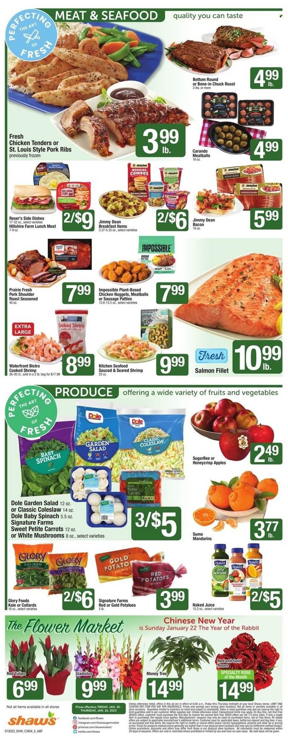 Shaw’s (MA, ME, NH, RI, VT) Weekly Ad Flyer Specials January 20 to January 26, 2023