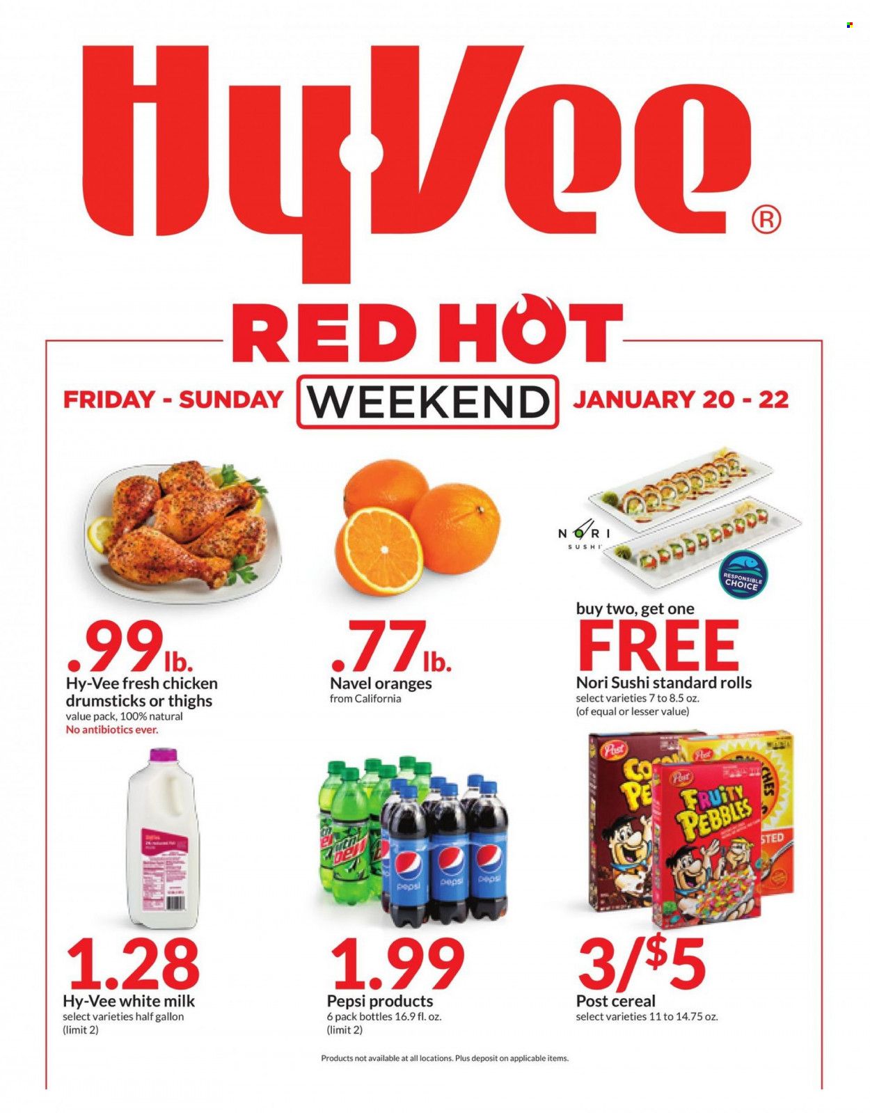 Hy-Vee (IA, IL, MN, MO, SD) Weekly Ad Flyer Specials January 20 to January 22, 2023