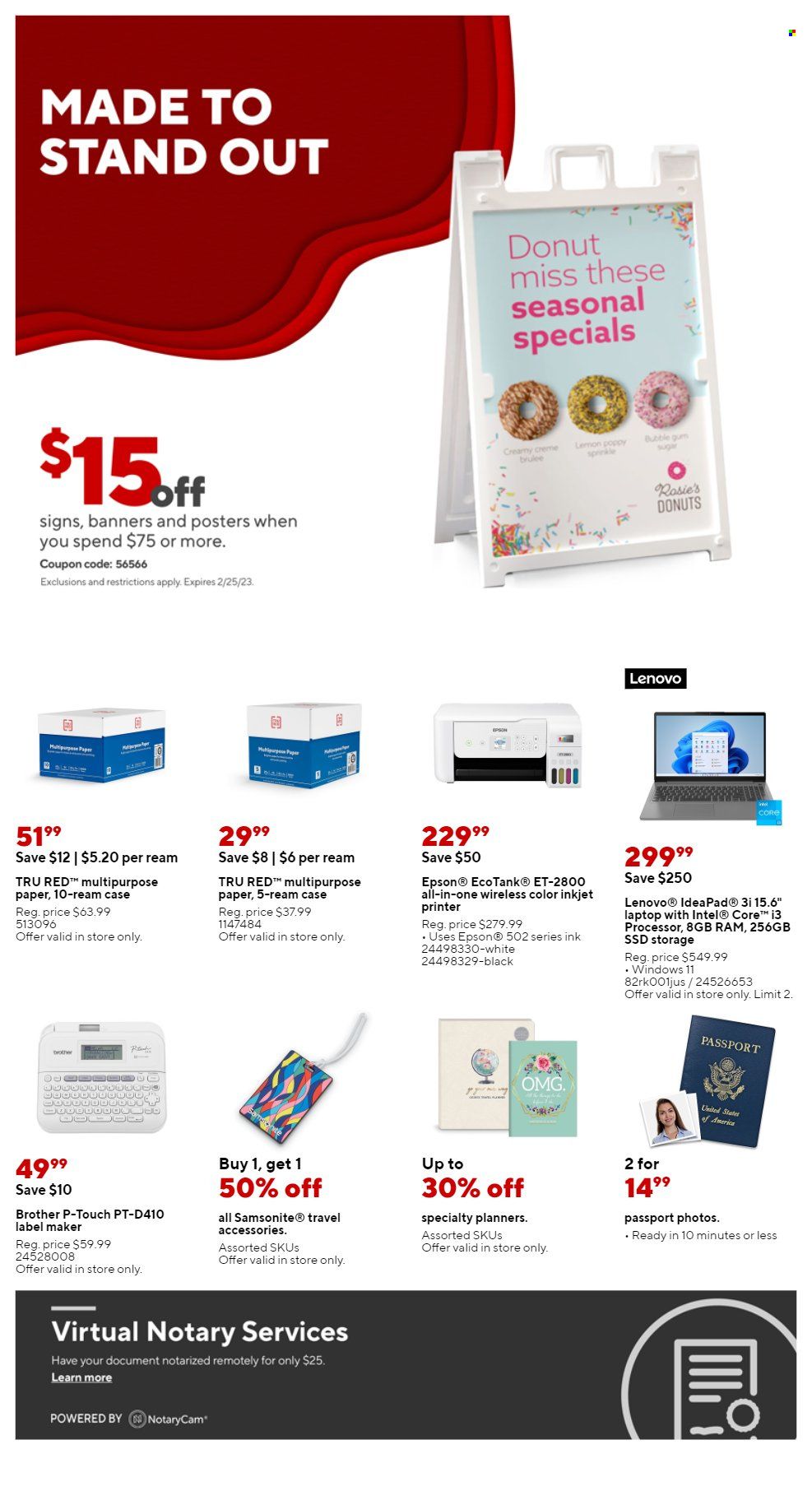 Staples Weekly Ad Flyer Specials January 22 to January 28, 2023