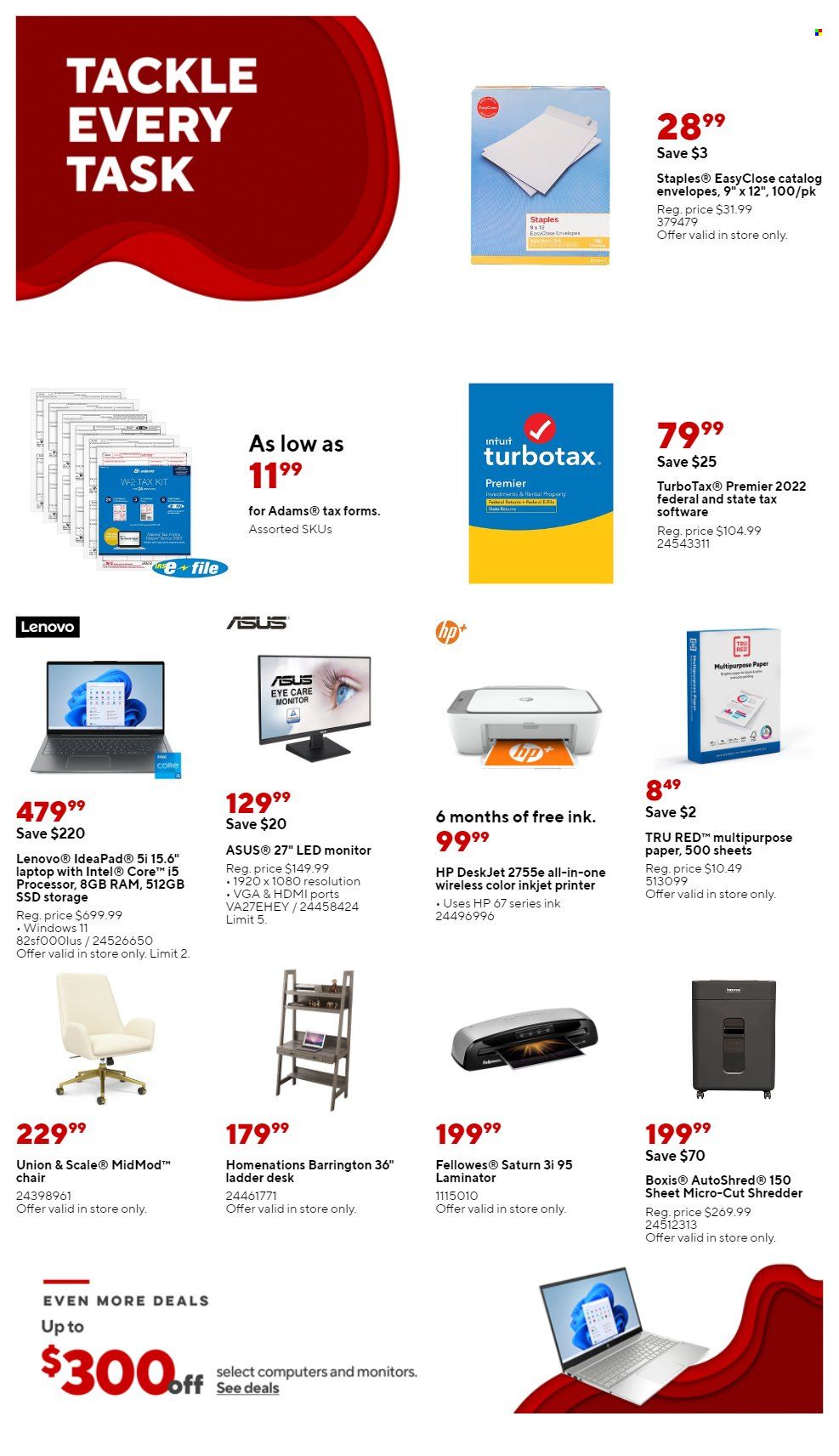 Staples Weekly Ad Flyer Specials January 22 to January 28, 2023