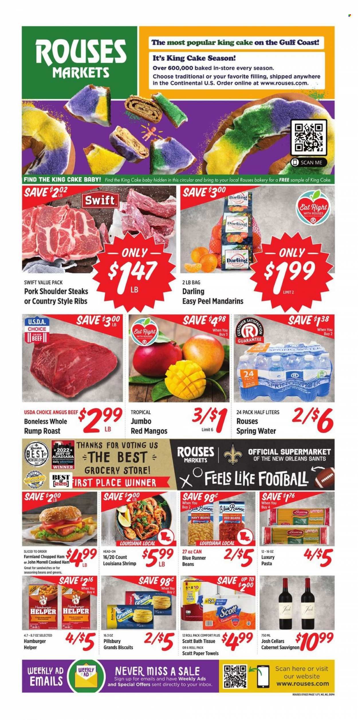 Rouses Markets (LA) Weekly Ad Flyer Specials January 18 to January 25, 2023
