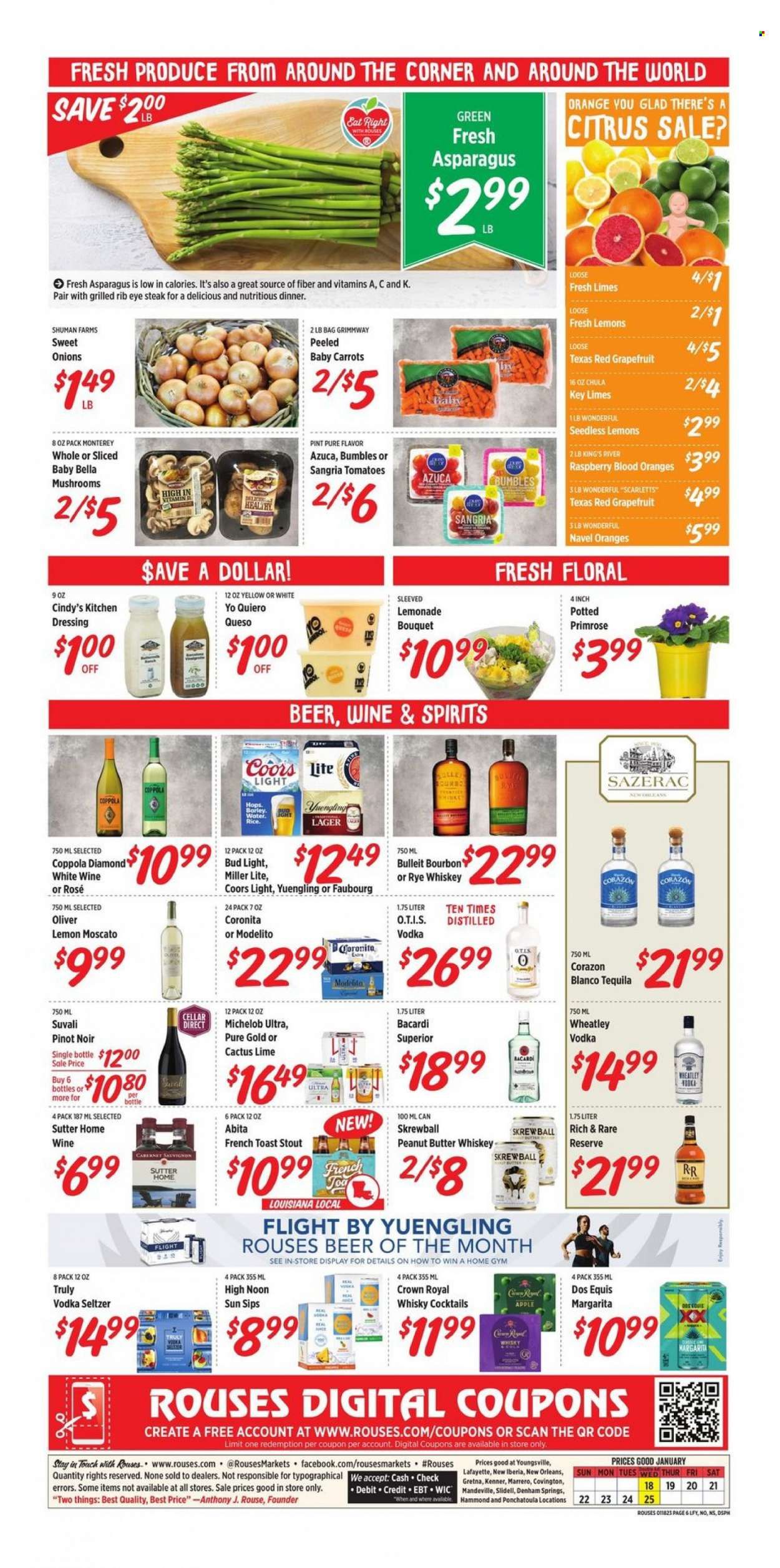 Rouses Markets (LA) Weekly Ad Flyer Specials January 18 to January 25, 2023