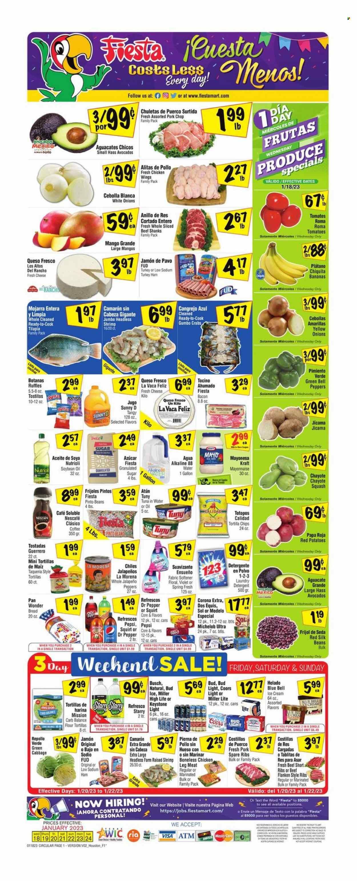 Fiesta Mart (TX) Weekly Ad Flyer Specials January 18 to January 24, 2023