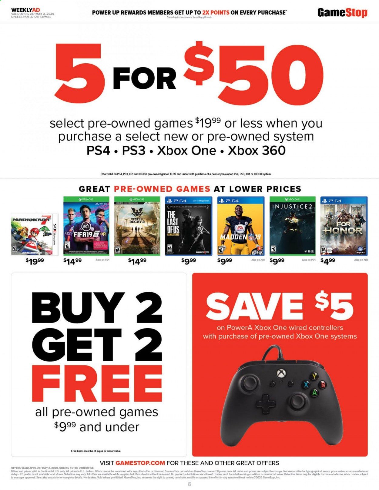 GameStop Weekly Ad & Flyer April 26 to May 2