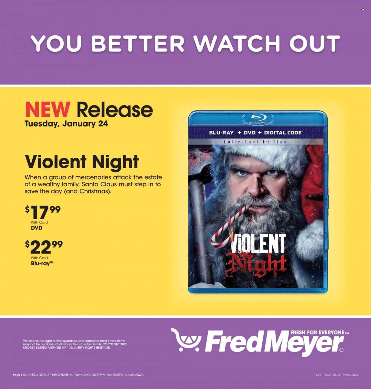 Fred Meyer Weekly Ad Flyer Specials January 22 to January 24, 2023
