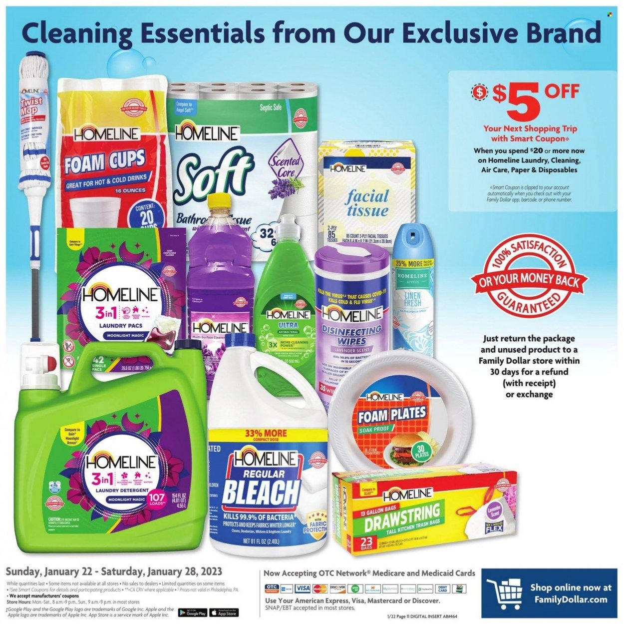 Family Dollar Weekly Ad Flyer Specials January 22 to January 28, 2023