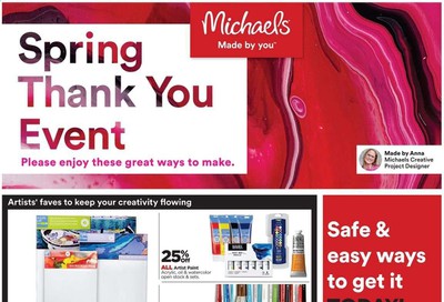Michaels Weekly Ad & Flyer April 26 to May 2