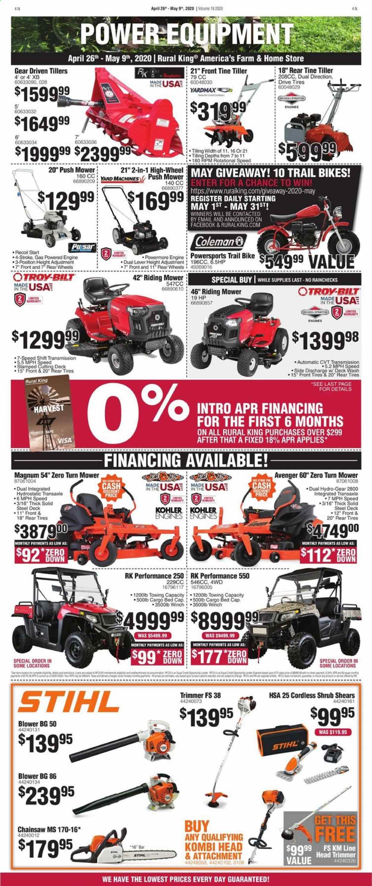 Rural King Weekly Ad & Flyer April 26 to May 9