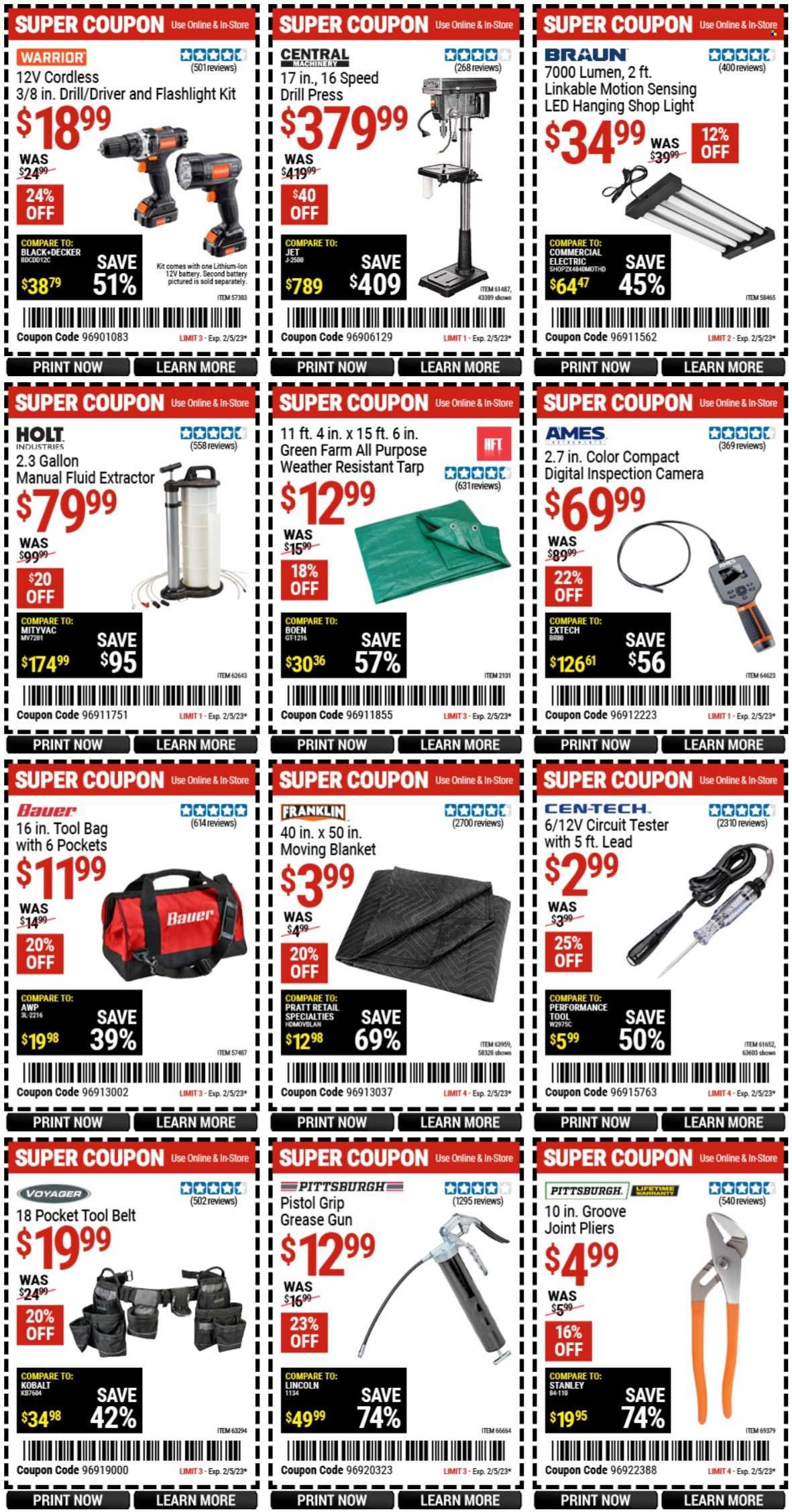Harbor Freight Weekly Ad Flyer Specials January 23 to February 5, 2023