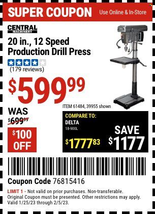 Harbor Freight Weekly Ad Flyer Specials January 25 to February 5, 2023