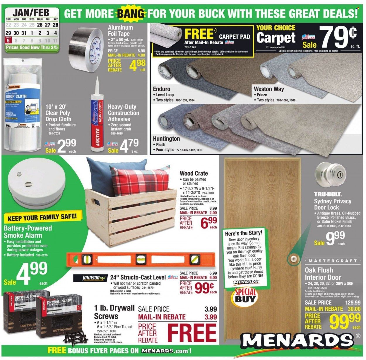 Menards Weekly Ad Flyer Specials January 26 to February 5, 2023