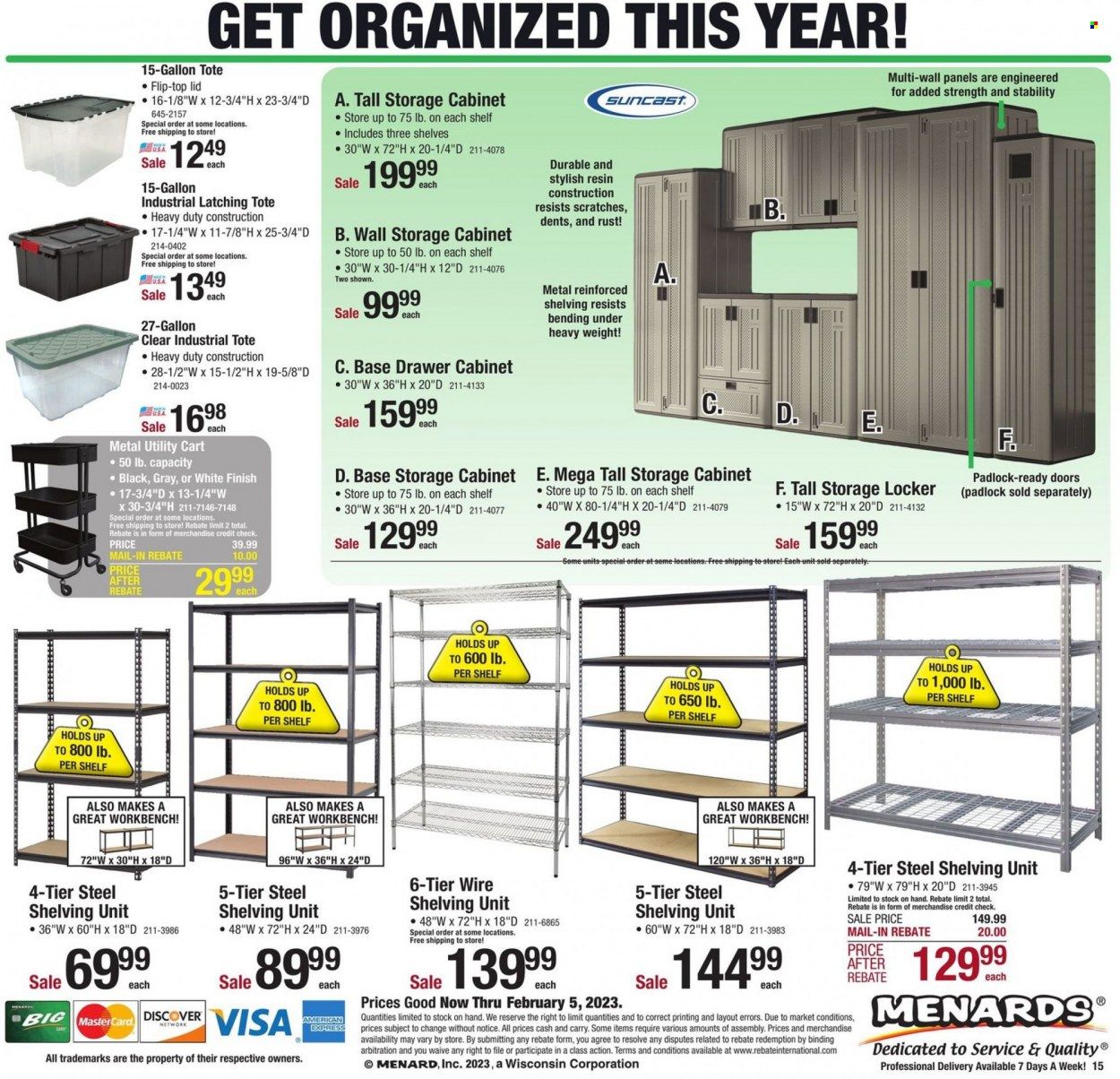 Menards Weekly Ad Flyer Specials January 26 to February 5, 2023
