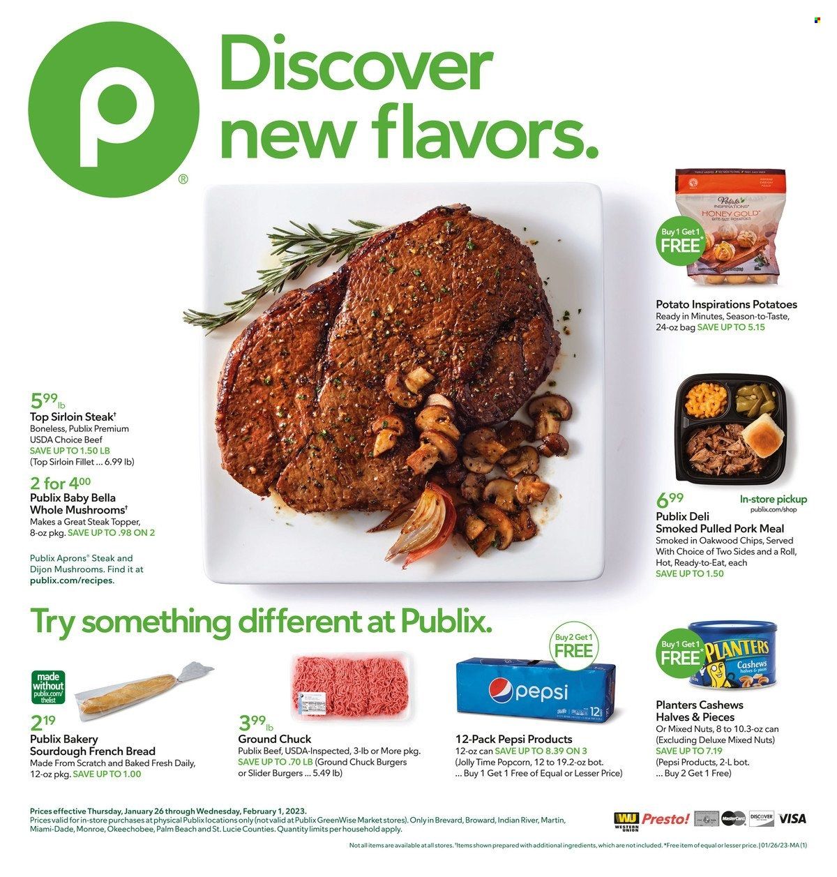 Publix (AL, FL, GA, NC, SC, TN) Weekly Ad Flyer Specials January 26 to February 1, 2023