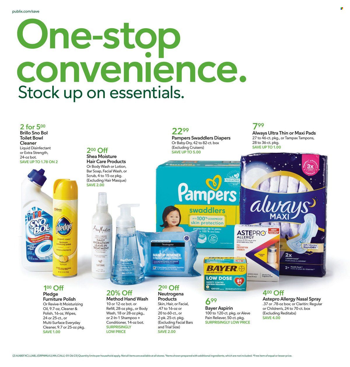 Publix (AL, FL, GA, NC, SC, TN) Weekly Ad Flyer Specials January 26 to February 1, 2023