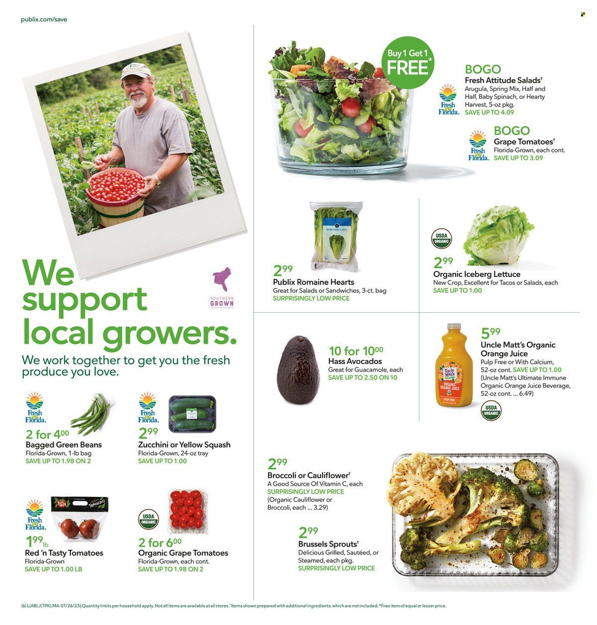 Publix (AL, FL, GA, NC, SC, TN) Weekly Ad Flyer Specials January 26 to February 1, 2023