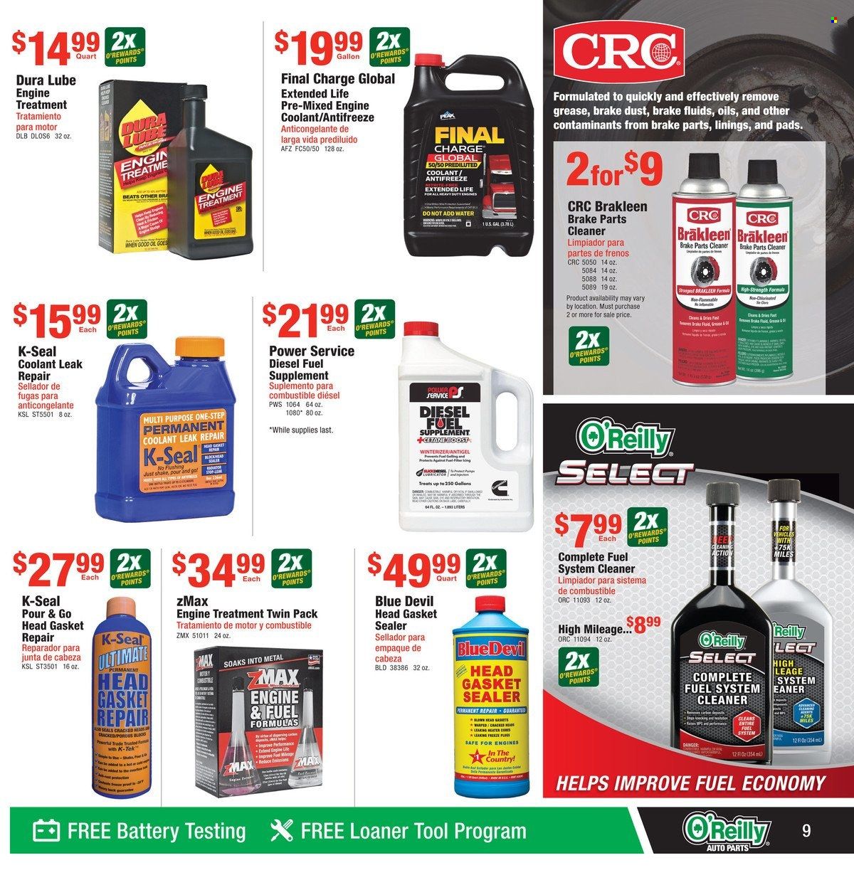 O'Reilly Auto Parts Weekly Ad Flyer Specials January 25 to February 21, 2023