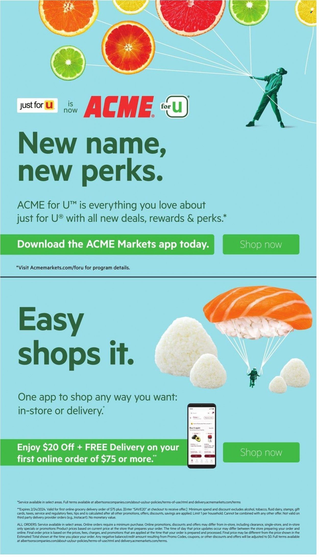ACME (DE, NJ, NY, PA) Weekly Ad Flyer Specials January 27 to February 2, 2023