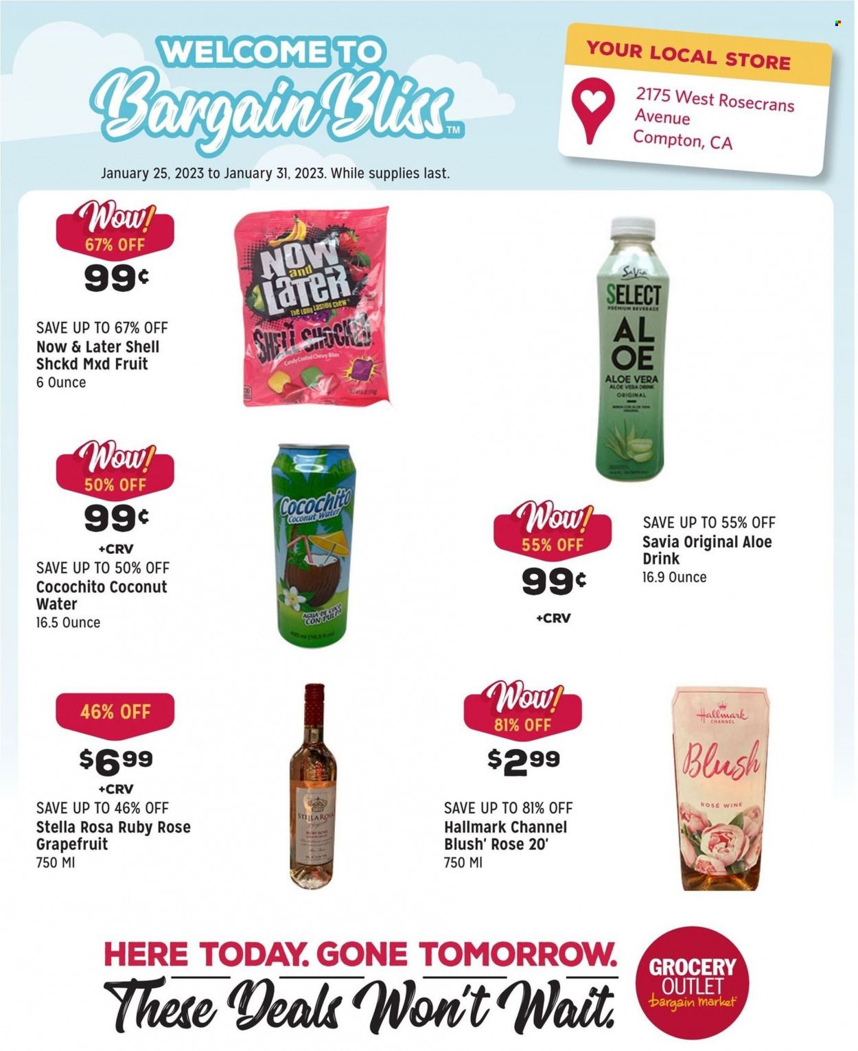 Grocery Outlet (CA, ID, OR, PA, WA) Weekly Ad Flyer Specials January 25 to January 31, 2023