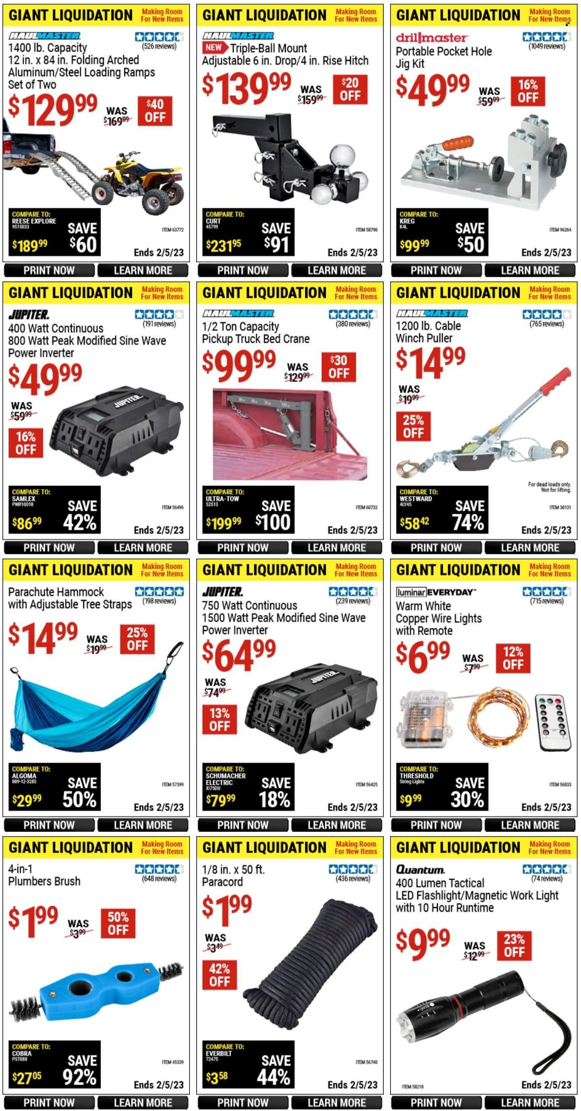 Harbor Freight Weekly Ad Flyer Specials January 27 to February 5, 2023