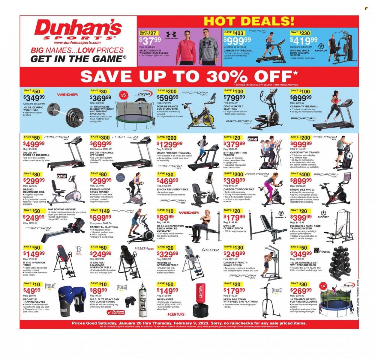 Dunham's Sports Weekly Ad Flyer Specials January 28 to February 9, 2023