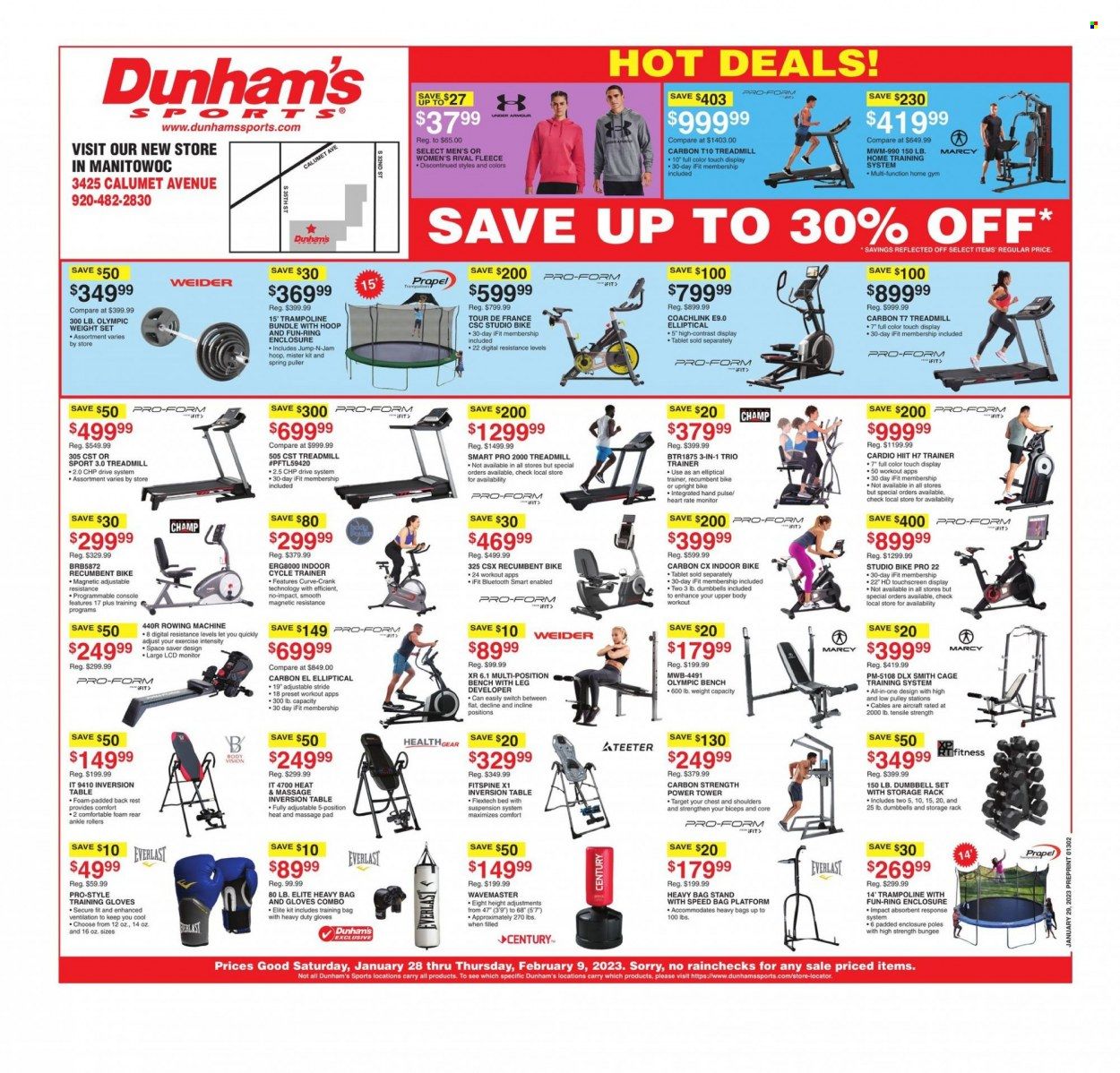 Dunham's Sports (WI) Weekly Ad Flyer Specials January 28 to February 9, 2023