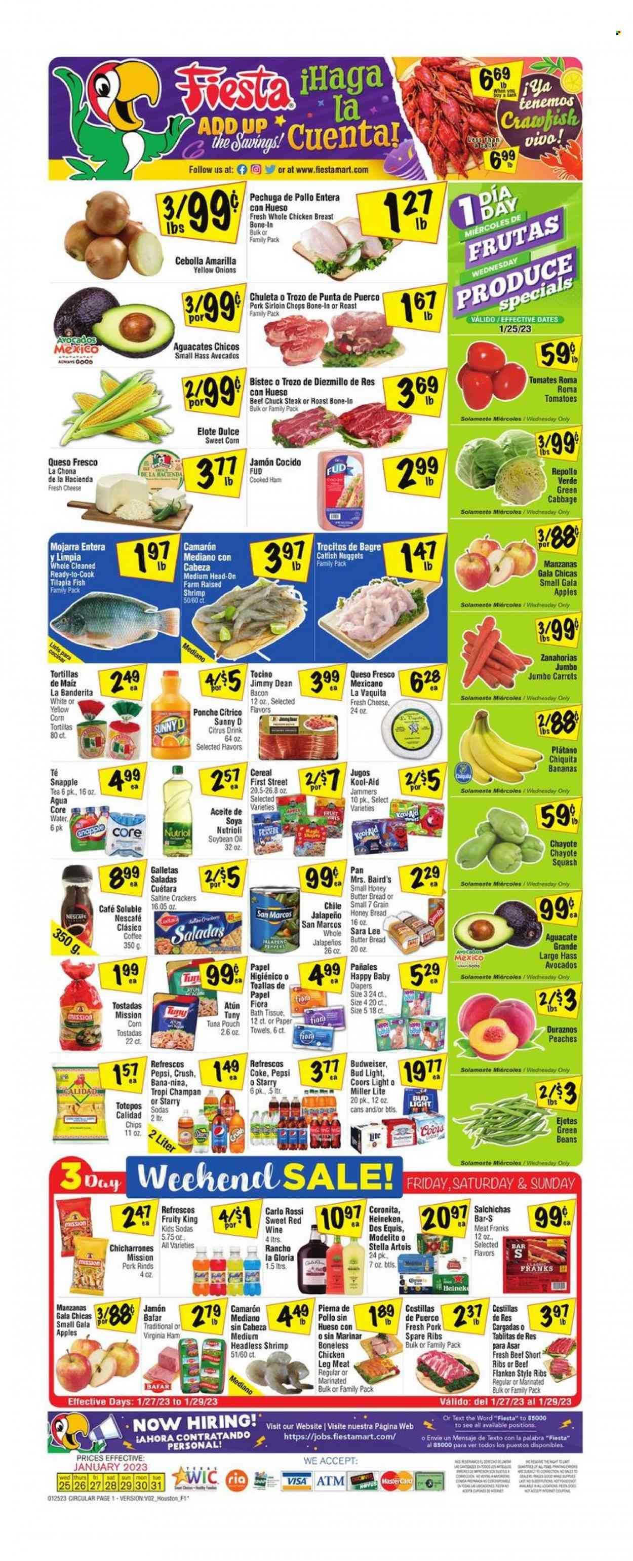 Fiesta Mart (TX) Weekly Ad Flyer Specials January 25 to January 31, 2023
