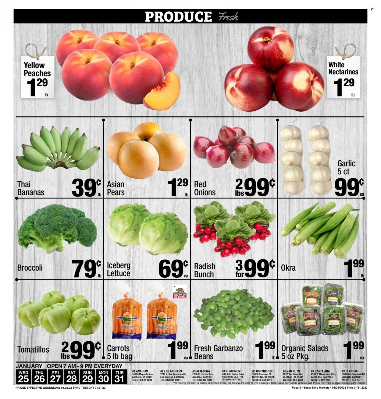 Super King Markets (CA) Weekly Ad Flyer Specials January 25 to January 31, 2023