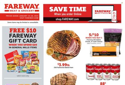 Fareway (IA) Weekly Ad Flyer Specials January 23 to January 28, 2023
