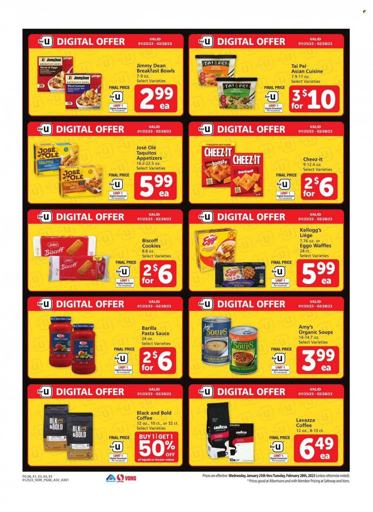 Safeway (AZ, CO, ID, MT, NE, NM) Weekly Ad Flyer Specials January 25 to February 28, 2023
