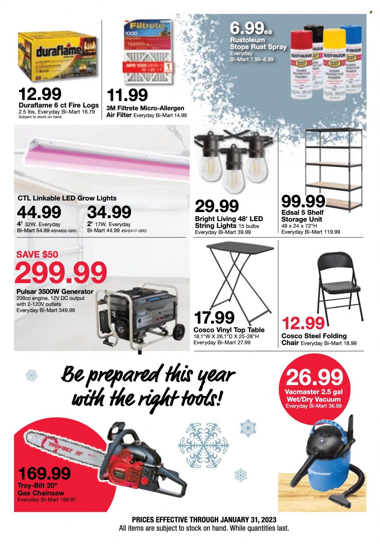 Bi-Mart (ID, OR, WA) Weekly Ad Flyer Specials January 18 to January 31, 2023