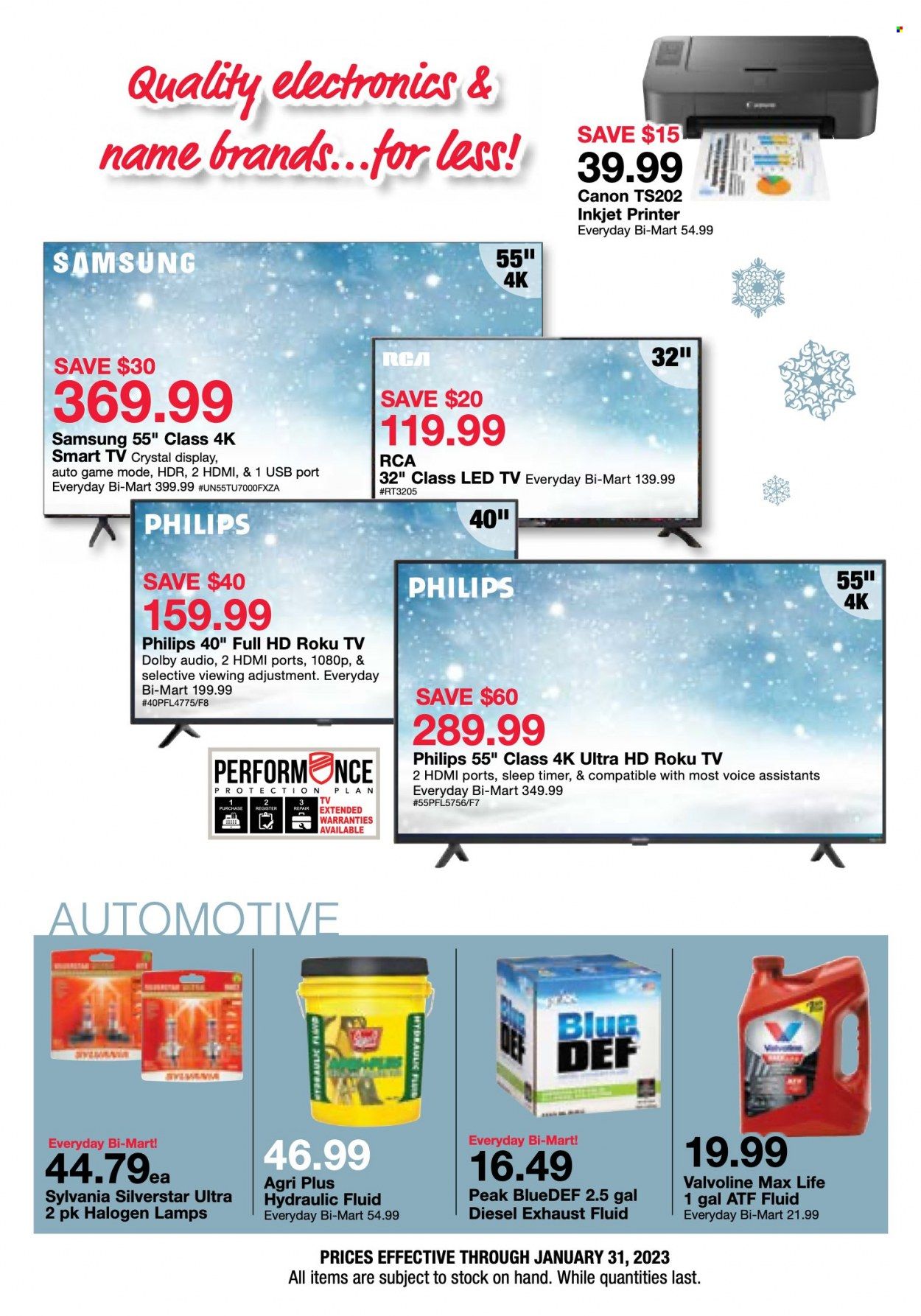 Bi-Mart (ID, OR, WA) Weekly Ad Flyer Specials January 18 to January 31, 2023