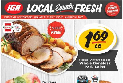 IGA (IL) Weekly Ad Flyer Specials January 25 to January 31, 2023