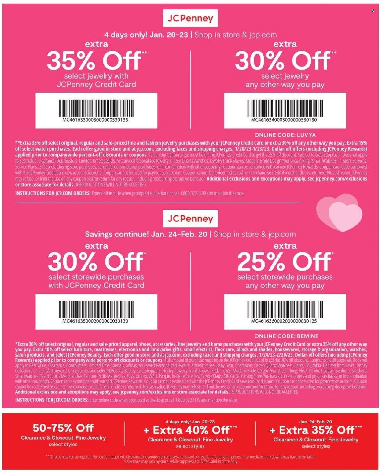 JCPenney Weekly Ad Flyer Specials January 20 to February 20, 2023
