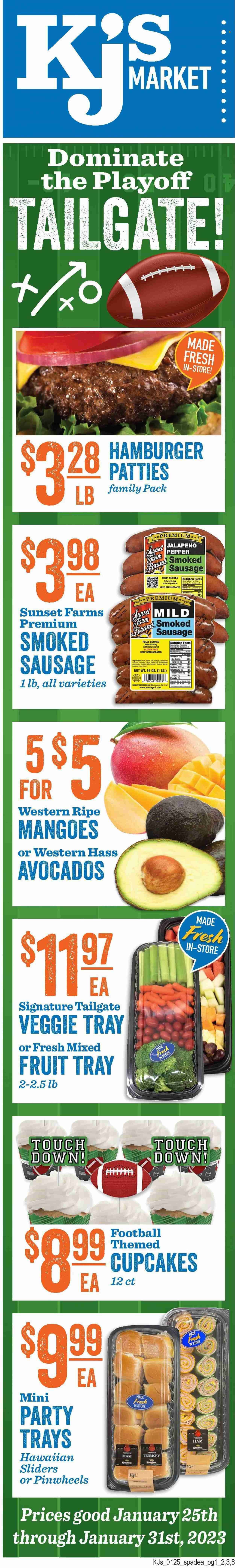 KJ´s Market (GA, SC) Weekly Ad Flyer Specials January 25 to January 31, 2023