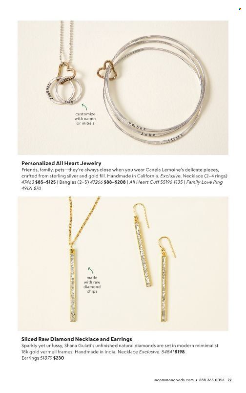 Uncommon Goods Weekly Ad Flyer Specials January 18 to April 1, 2023