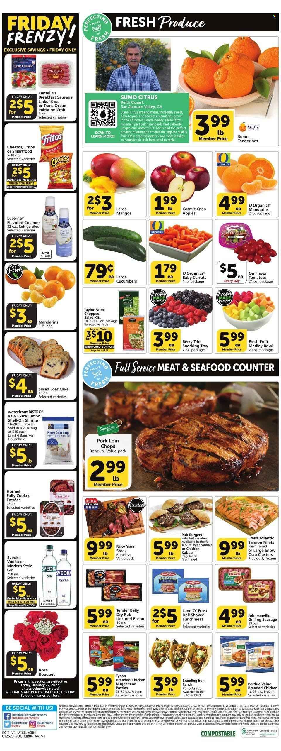 Vons (CA) Weekly Ad Flyer Specials January 25 to January 31, 2023
