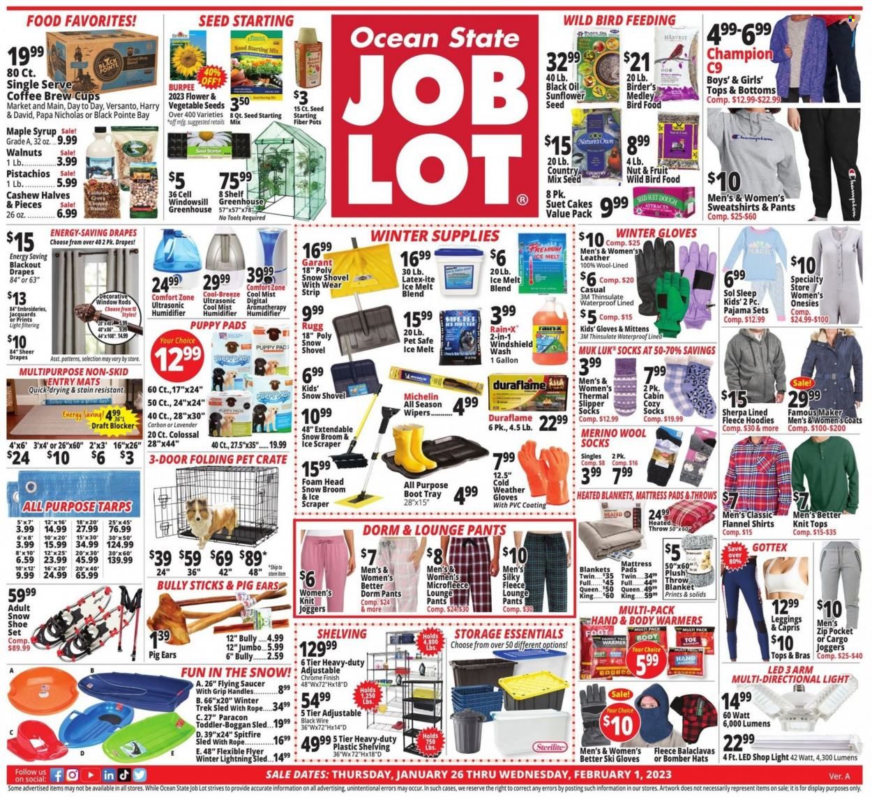 Ocean State Job Lot (CT, MA, ME, NH, NJ, NY, RI, VT) Weekly Ad Flyer Specials January 26 to February 1, 2023