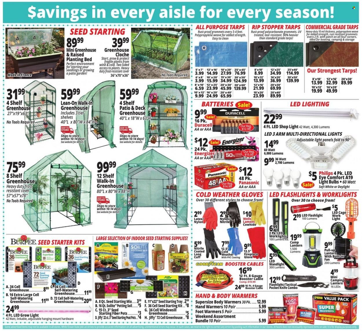 Ocean State Job Lot (CT, MA, ME, NH, NJ, NY, RI, VT) Weekly Ad Flyer Specials January 26 to February 1, 2023