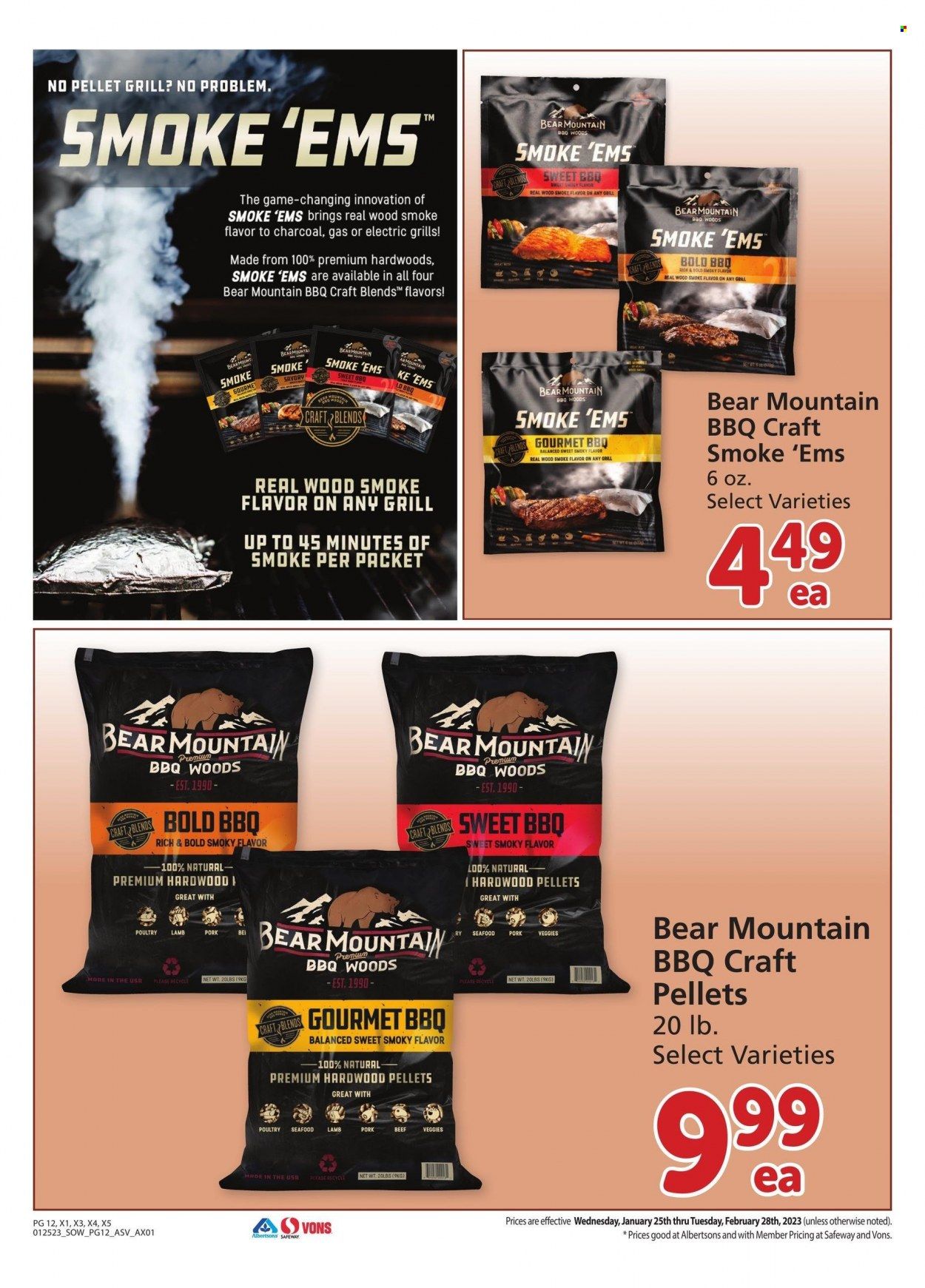 Vons (NV) Weekly Ad Flyer Specials January 25 to February 28, 2023