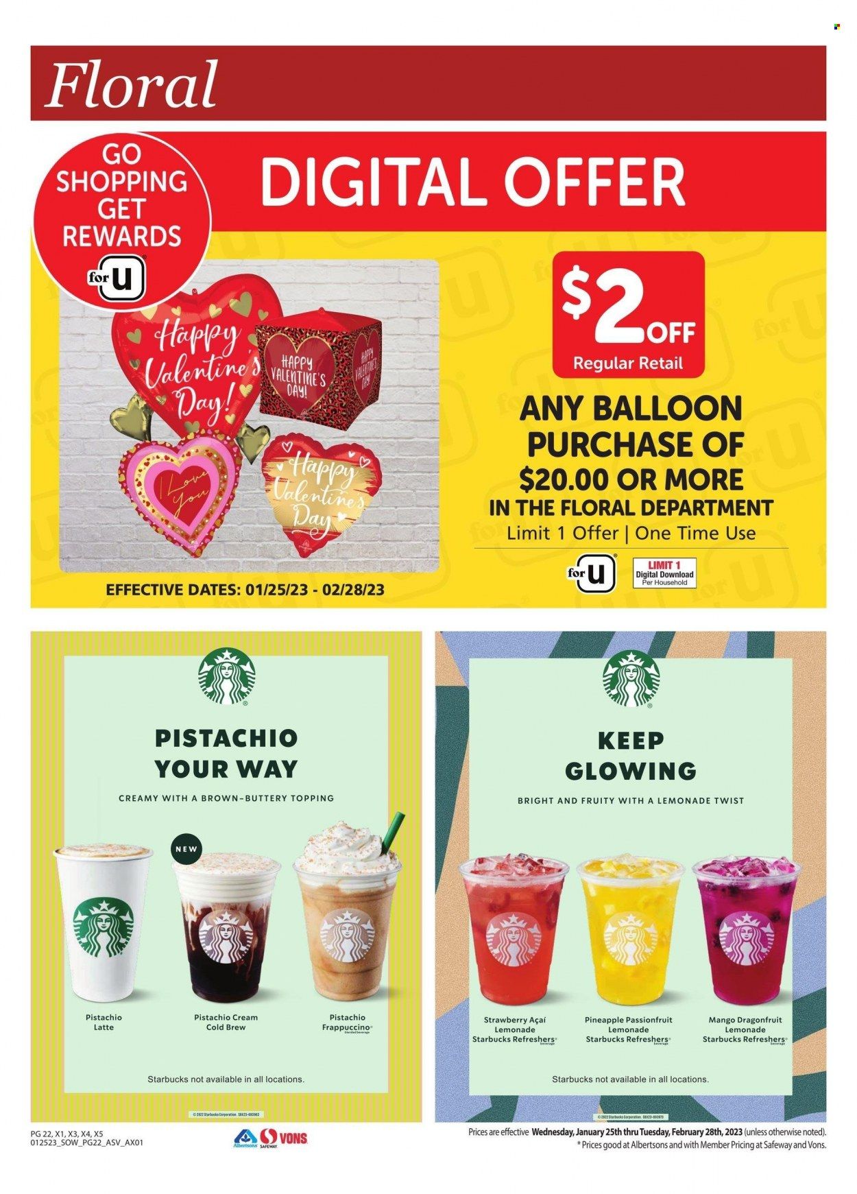 Vons (NV) Weekly Ad Flyer Specials January 25 to February 28, 2023