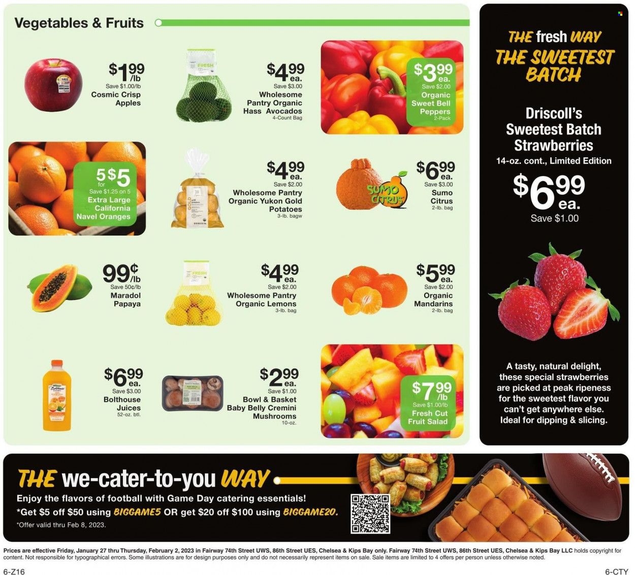 Fairway Market (CT, NJ, NY) Weekly Ad Flyer Specials January 27 to February 2, 2023