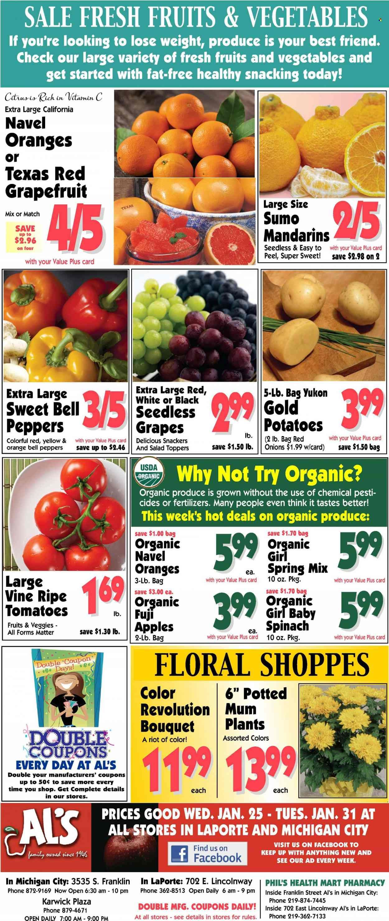 Al's Supermarket (IN) Weekly Ad Flyer Specials January 25 to January 31, 2023