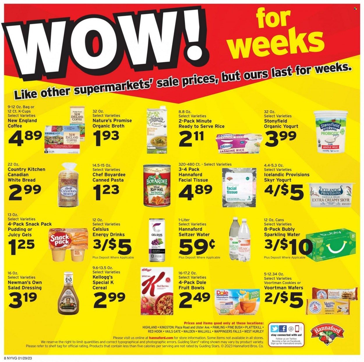 Hannaford (NY) Weekly Ad Flyer Specials January 29 to February 4, 2023