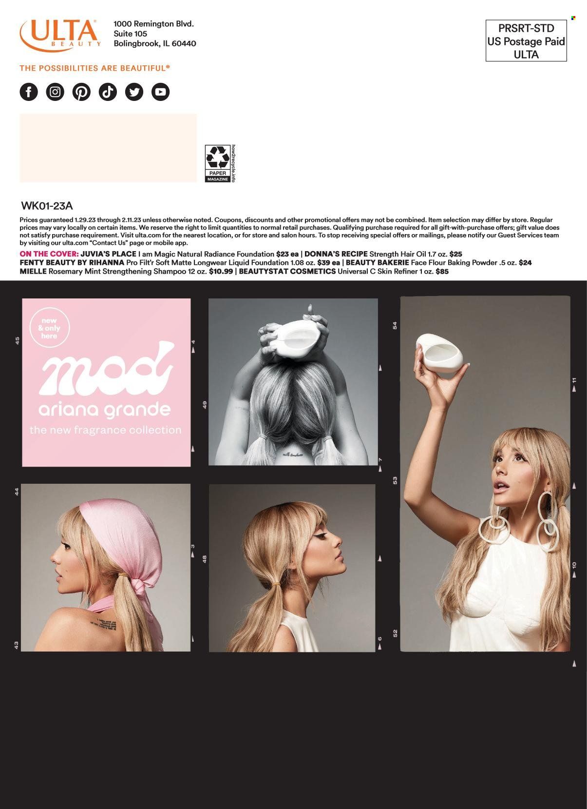 Ulta Beauty Weekly Ad Flyer Specials January 29 to February 11, 2023