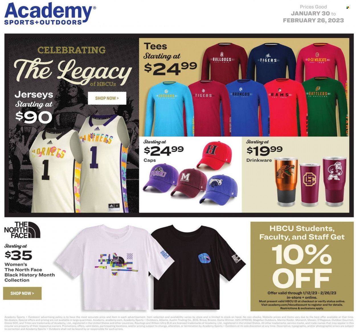 Academy Sports + Outdoors Weekly Ad Flyer Specials January 30 to February 26, 2023
