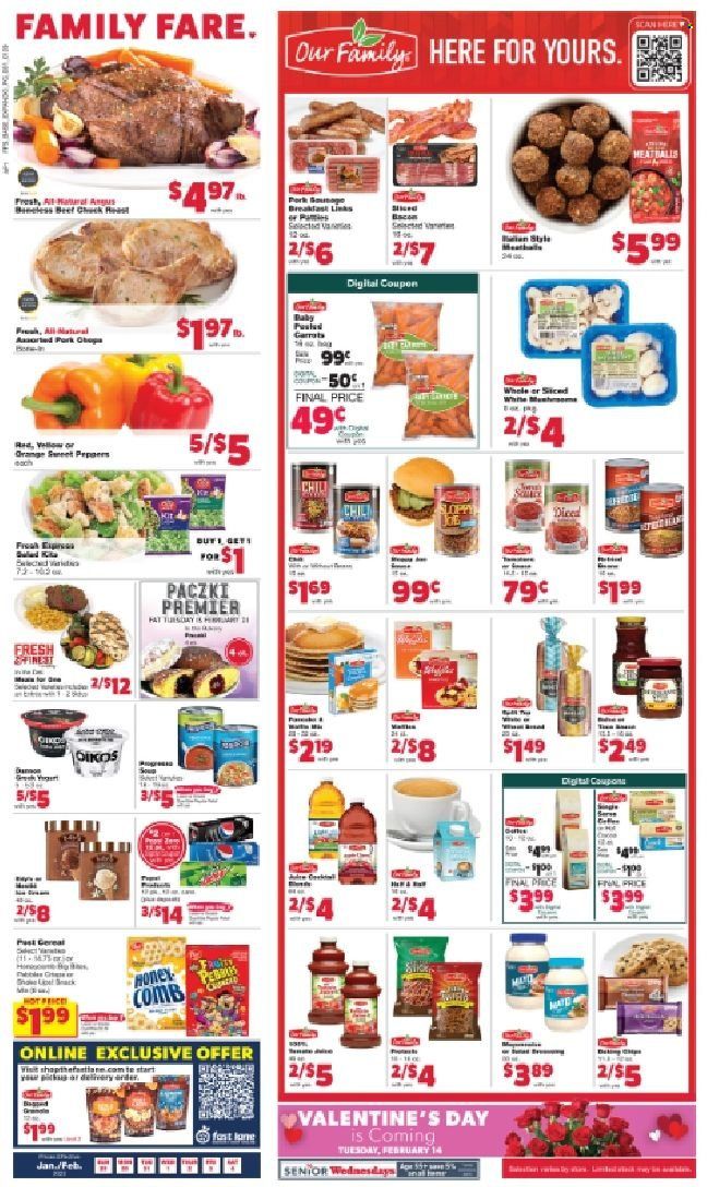 Family Fare (MI) Weekly Ad Flyer Specials January 29 to February 4, 2023